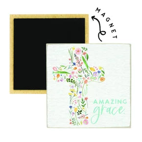 Amazing Grace Cross Magnet