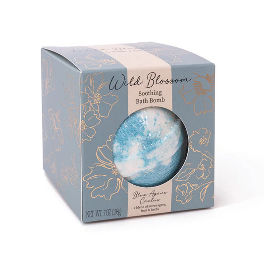 Wild Blossom Soothing Bath Bomb - Blue Agave Cactus