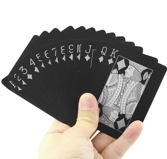 BLACK PLAYING CARDS