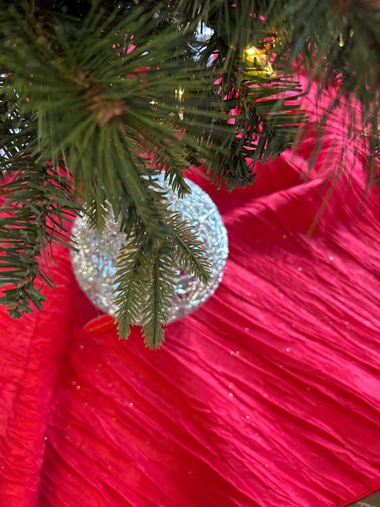 Oversized Glitter Snowflake Ornament