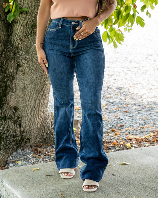 Jana High Waisted Flare Jeans