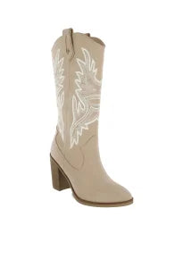 Taley- Blush Western Boots