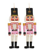 GLITTER NUTCRACKER DROP EARRINGS