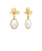 PEARL & PETAL DANGLE EARRINGS