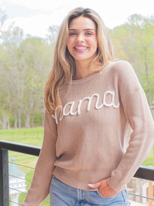 KNIT SWEATER MAMA