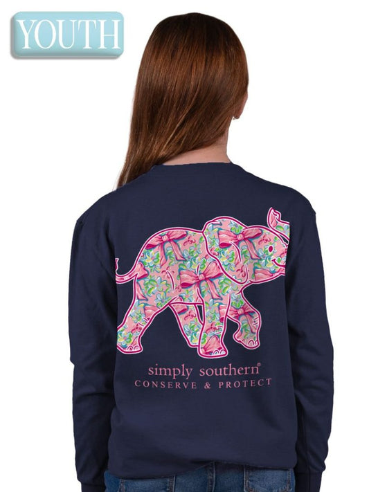 ECLPISE BOW ELEPHANT LONGSLEEVE SHIRT