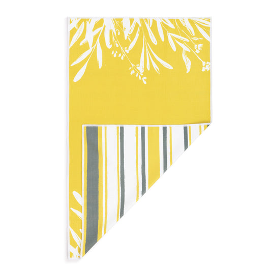 Gold Leaves Absorbent 2-Sided Towel