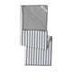 Grey Striped Absorbent Men's Towel