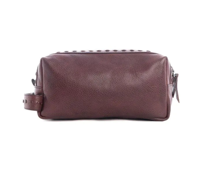 Roff Trail Toiletries Bag in Red Russet