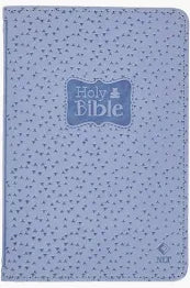 Blue Faux Leather NLT New Testament Keepsake Bible for Boys